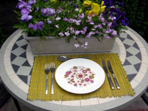 1960s Meakin Filigree & Viners Love Story